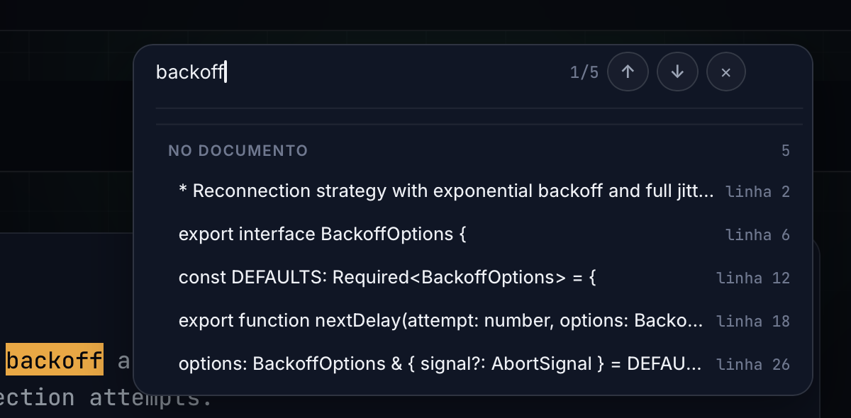 Arquivo TypeScript no ProgViewer, com numeração de linha e realce de sintaxe.